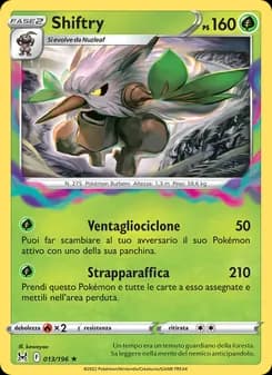 Shiftry card in Italian