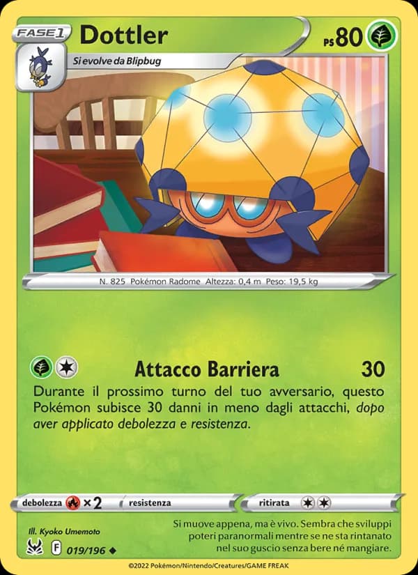 Dottler card in Italian