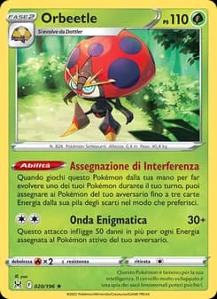 Orbeetle card in Italian