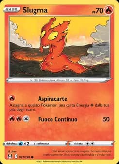 Slugma card in Italian