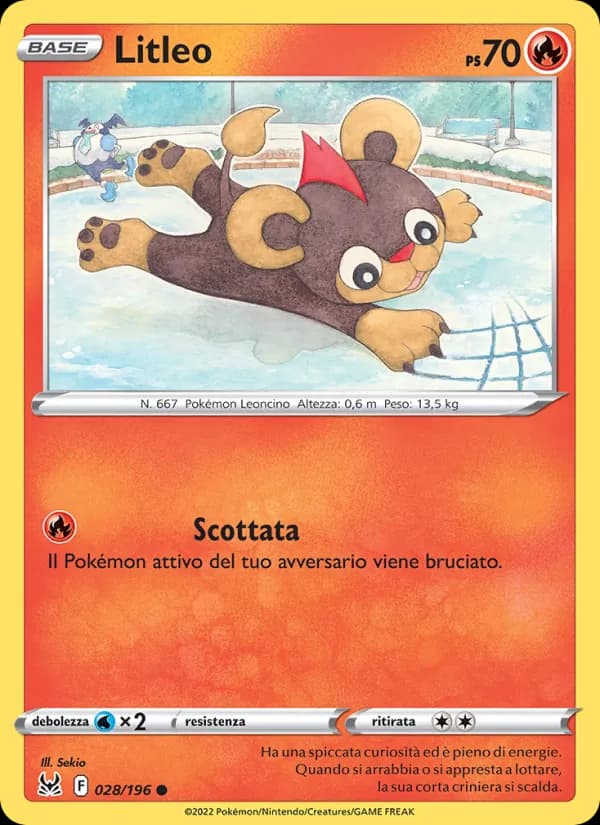 Litleo card in Italian