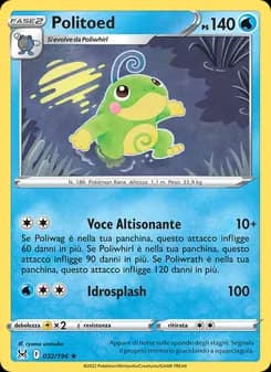 Politoed card in Italian