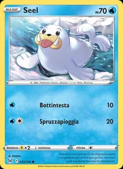 Seel card in Italian