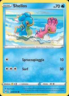 Shellos card in Italian