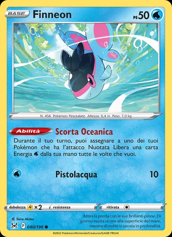 Finneon card in Italian