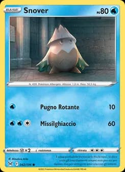 Snover card in Italian