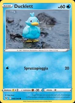 Ducklett card in Italian