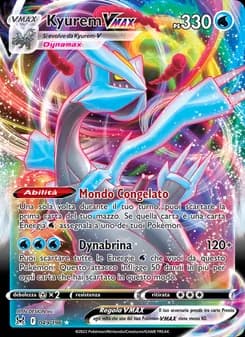 Kyurem VMAX card in Italian