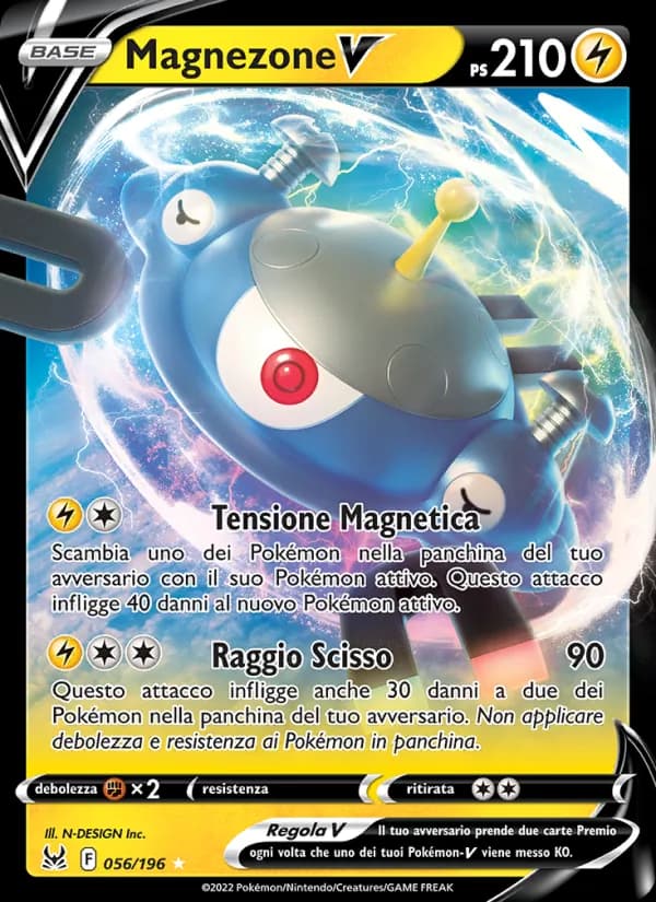 Magnezone V card in Italian