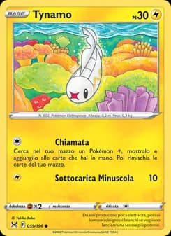 Tynamo card in Italian
