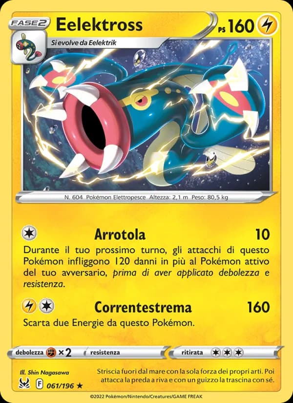 Eelektross card in Italian