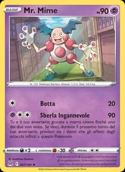 Mr. Mime card in Italian