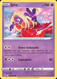 Jynx card in Italian