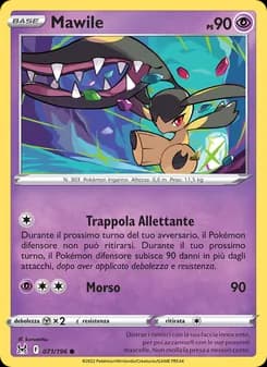 Mawile card in Italian