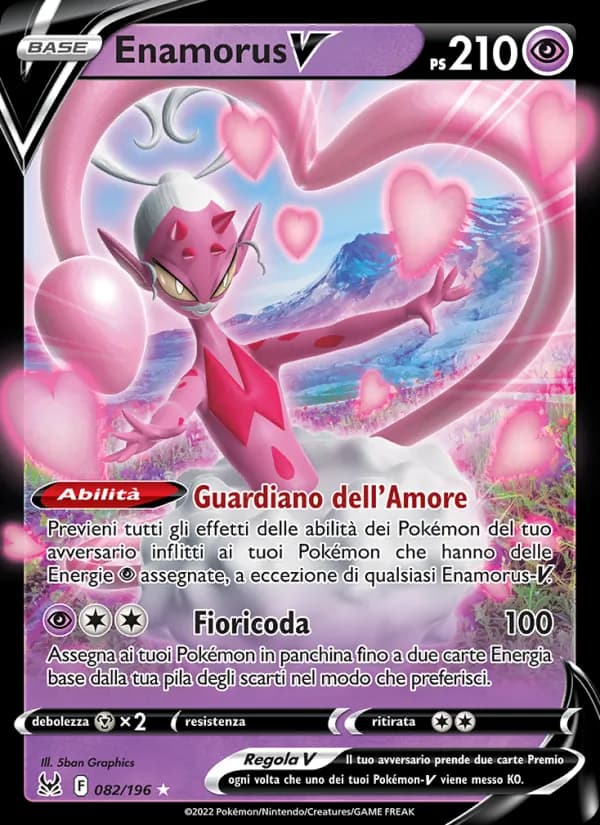 Enamorus V card in Italian