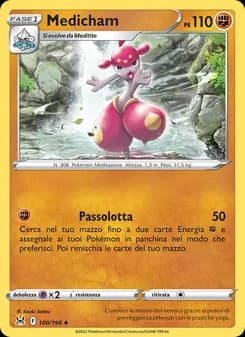 Medicham card in Italian