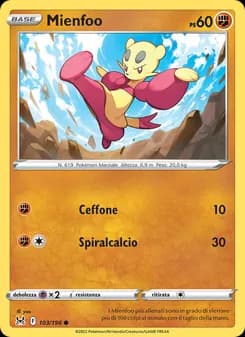 Mienfoo card in Italian