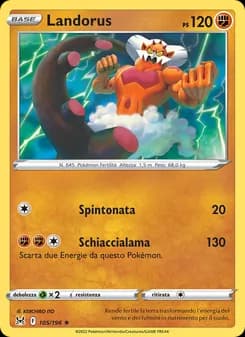 Landorus card in Italian