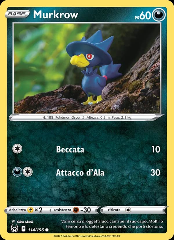 Murkrow card in Italian