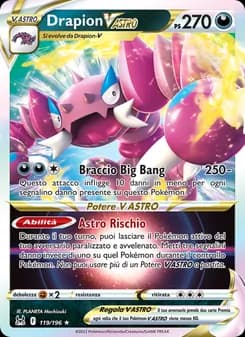 Drapion V ASTRO card in Italian