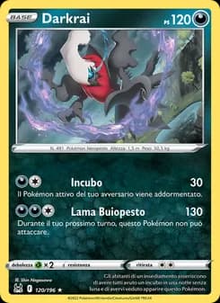 Darkrai card in Italian