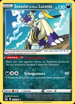 Sneasler di Hisui Lucente card in Italian