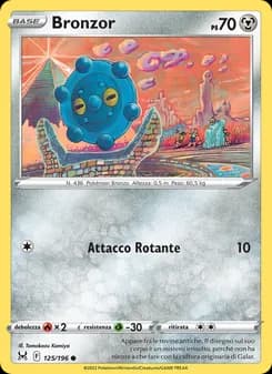 Bronzor card in Italian