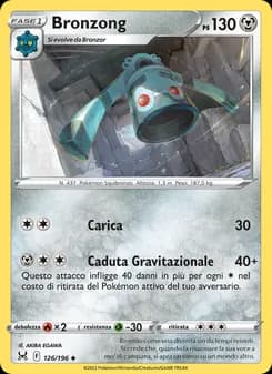 Bronzong card in Italian