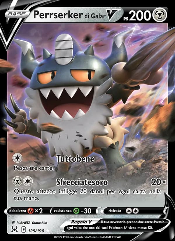 Perrserker di Galar V card in Italian