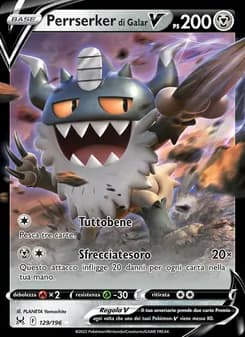 Perrserker di Galar V card in Italian