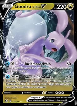 Goodra di Hisui V card in Italian