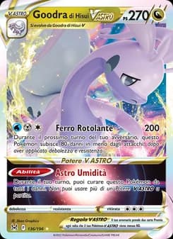 Goodra di Hisui V ASTRO card in Italian