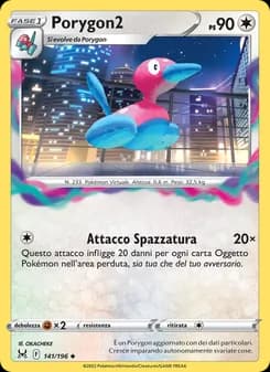 Porygon2 card in Italian