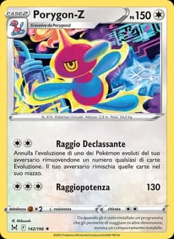 Porygon-Z card in Italian