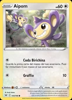 Aipom card in Italian