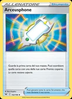 Arceusphone card in Italian