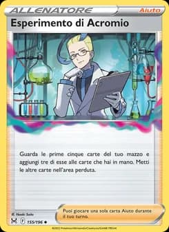 Esperimento di Acromio card in Italian