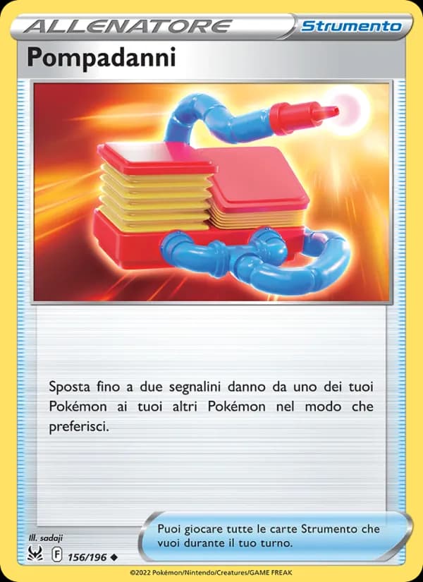 Pompadanni card in Italian