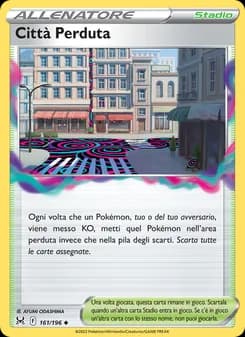 Città Perduta card in Italian