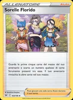 Sorelle Florido card in Italian