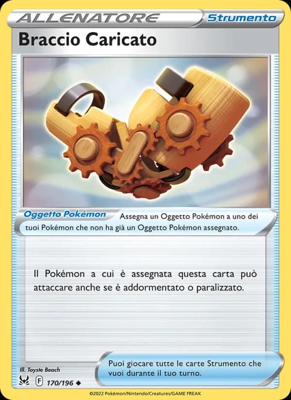 Braccio Caricato card in Italian