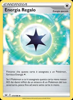 Energia Regalo card in Italian