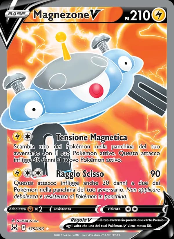 Magnezone V card in Italian