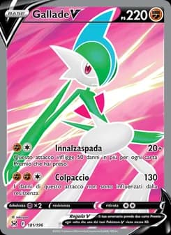 Gallade V card in Italian