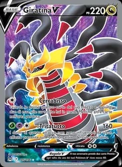 Giratina V card in Italian