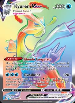 Kyurem VMAX card in Italian