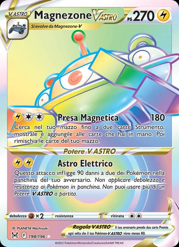 Magnezone V ASTRO card in Italian