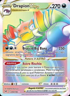 Drapion V ASTRO card in Italian