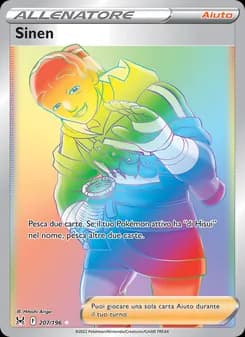 Sinen card in Italian