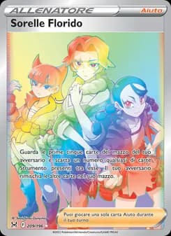 Sorelle Florido card in Italian